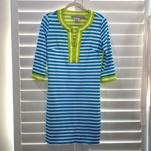 GRETCHEN SCOTT SIZE SMALL STRIPED TUNIC STYLE DRESS NWOT